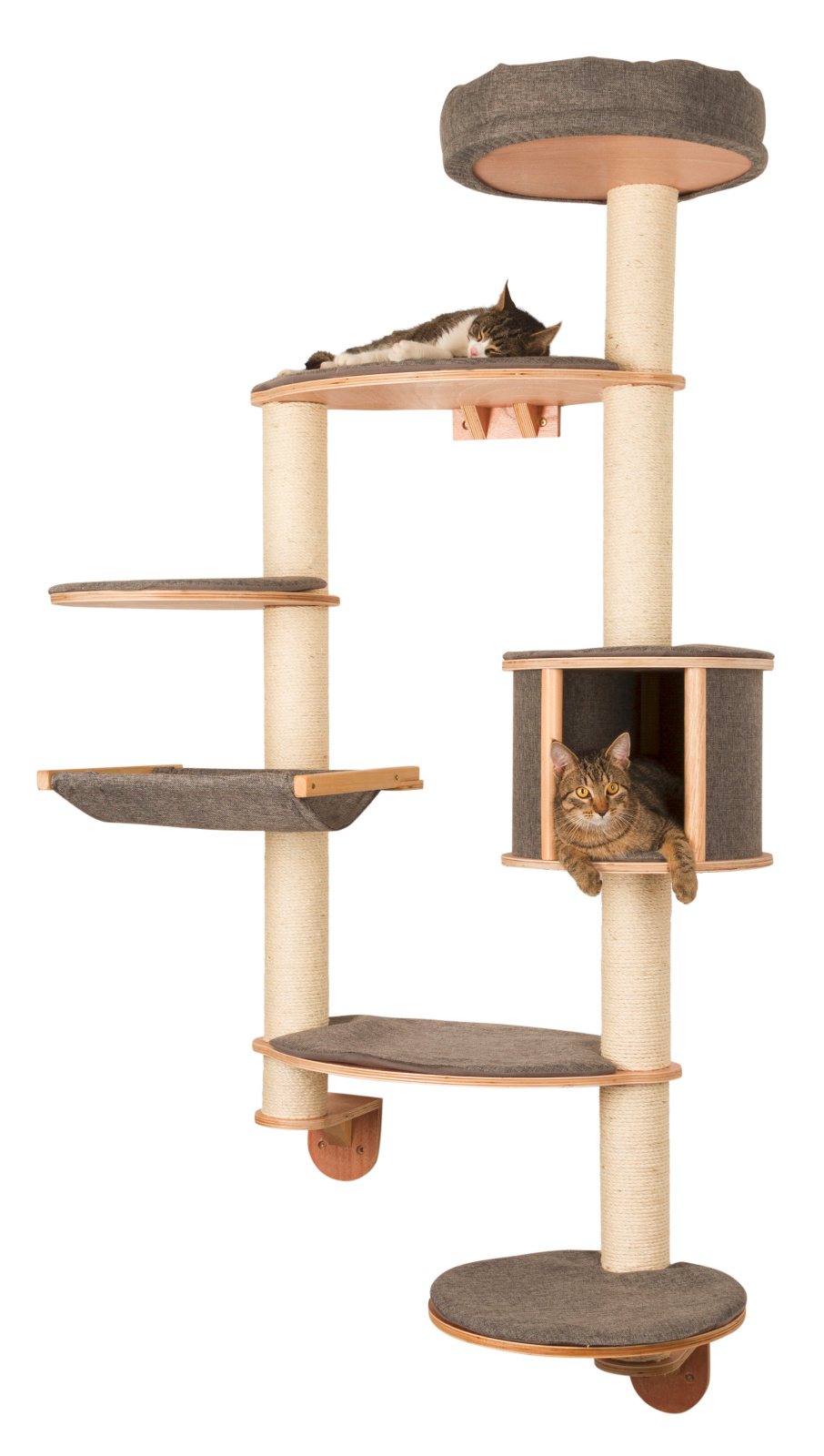 Kerbl Dolomit Tofana - Árbol de Pared para Gatos (168 x 75 cm), Color