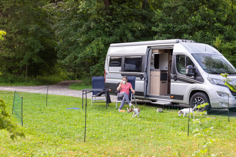 Begrenzungszaun Camping Net