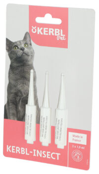 Pipette antiparasite pour chat Kerbl Insect