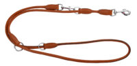 Round Leather Guide Leash Roma