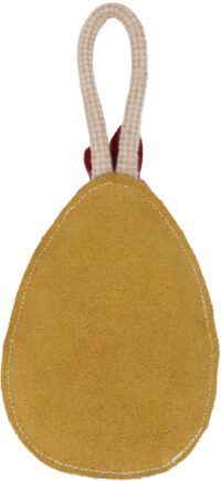 Suede dog toy