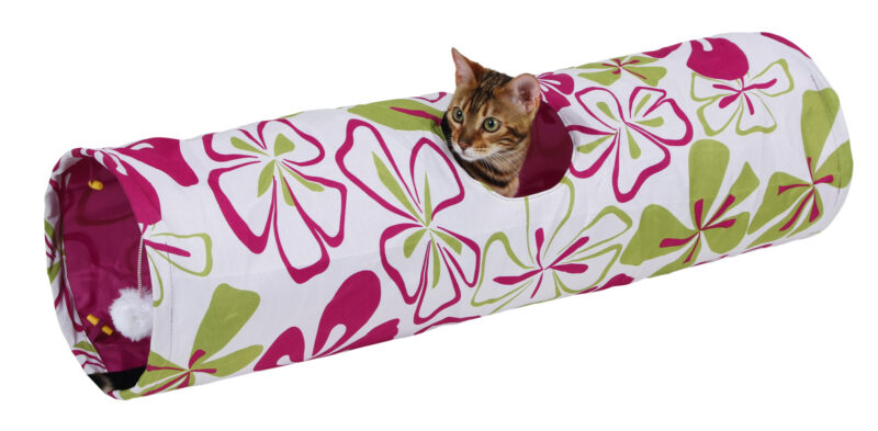 Tunnel pour chat Flower