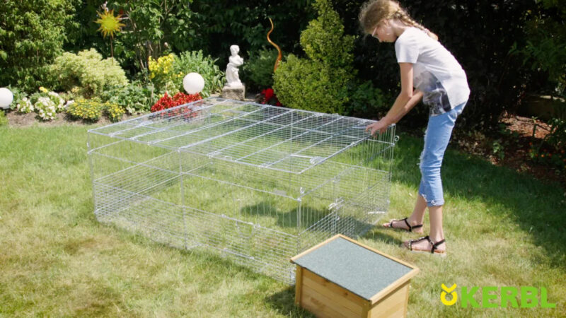 Young Animal Outdoor Pen with Breakout Barrier