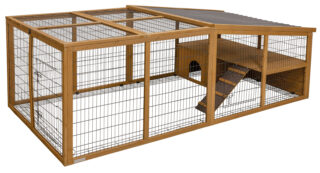 Outdoor Pen with Breakout Barrier