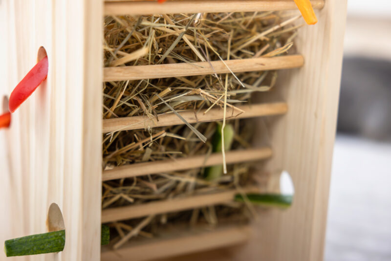 Hay and Vegetable Tower