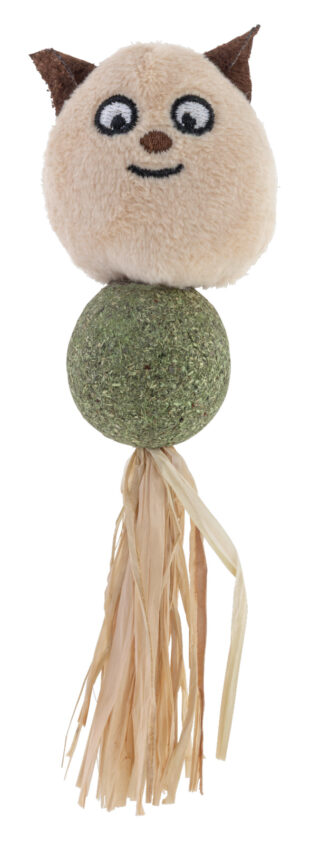 Cat toy ball with animal face