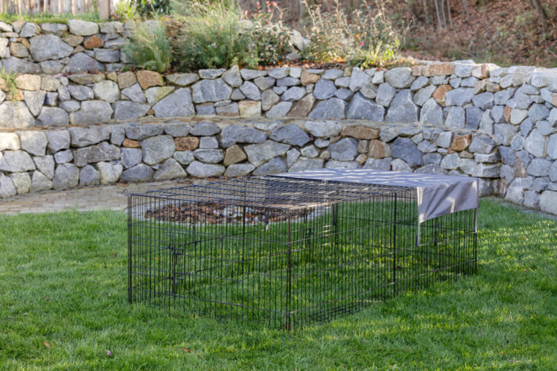 Freilaufgehege mit Ausbruchsperre Nala