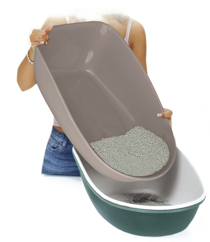 Katzentoilette Furba mit Reinigungssieb