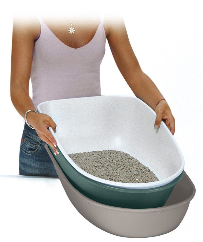 Katzentoilette Furba mit Reinigungssieb