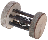 Rouleau à jouer et à grignoter avec grelot