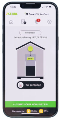 Automatische Hühnertür Duo Smart
